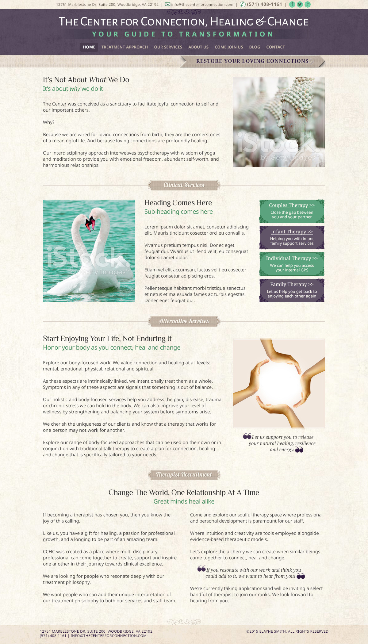 Branded Design & Development of a Responsive Website in WordPress