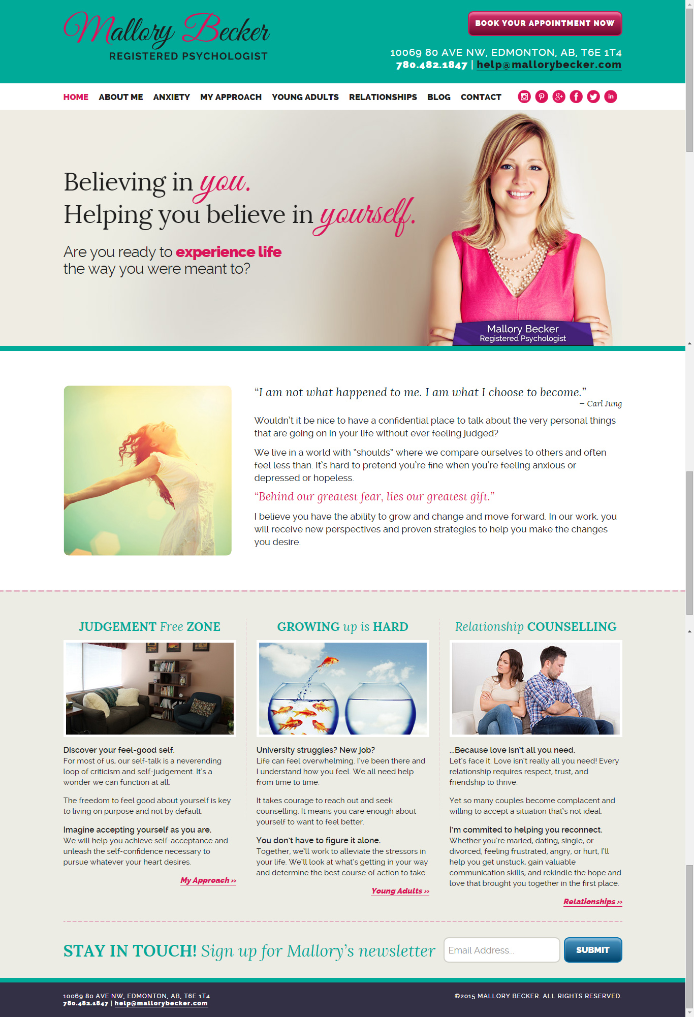 Branded Design & Development of a Responsive Website in WordPress
