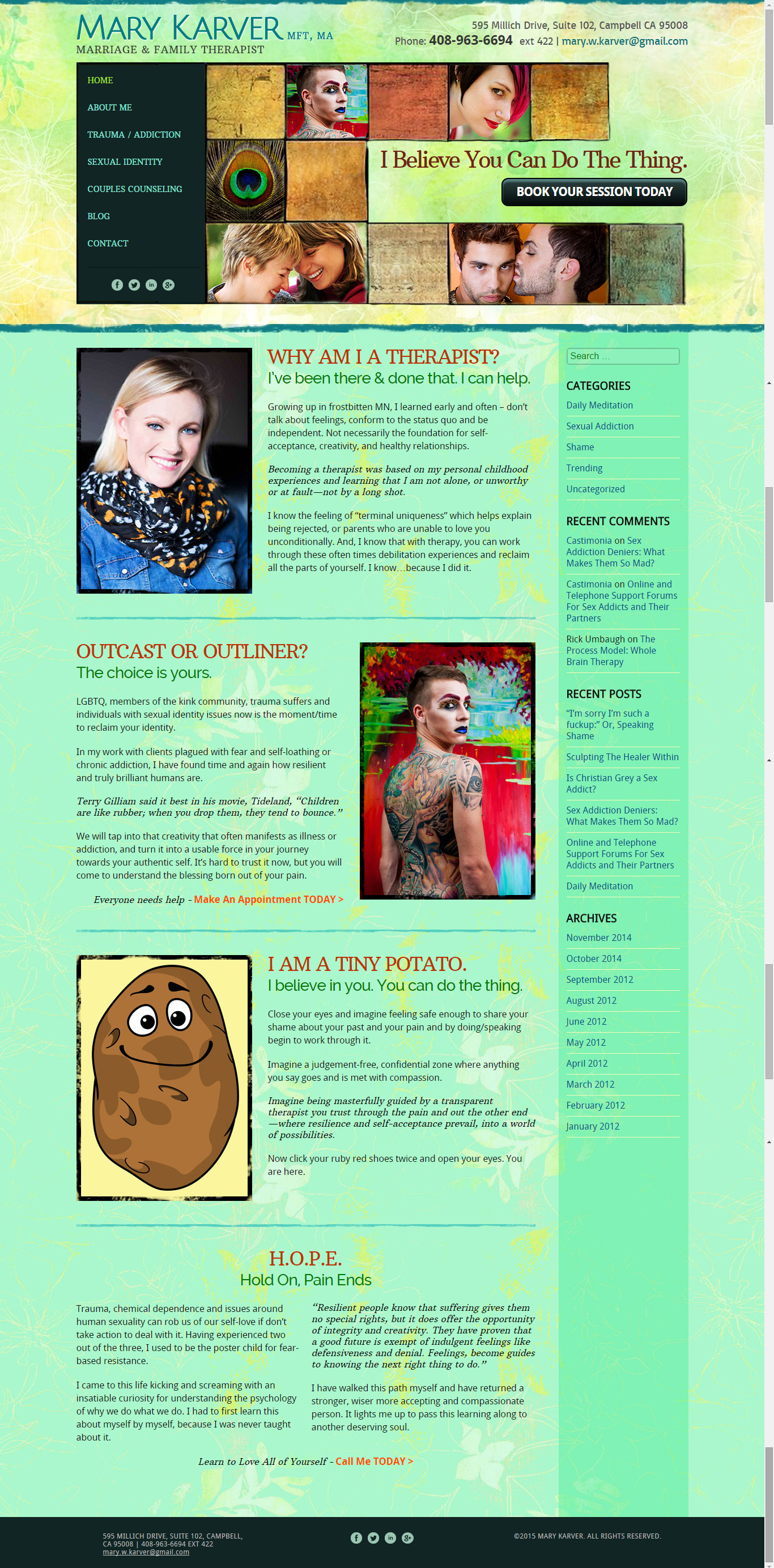 Branded Design & Development of a Responsive Website in WordPress