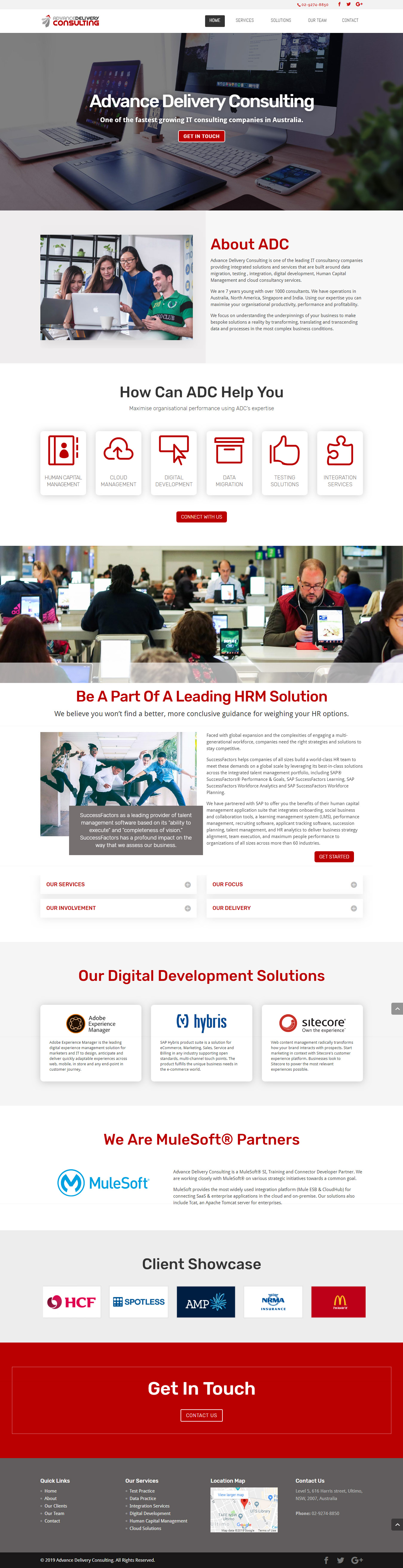 Responsive CMS Website Design for an Australian company