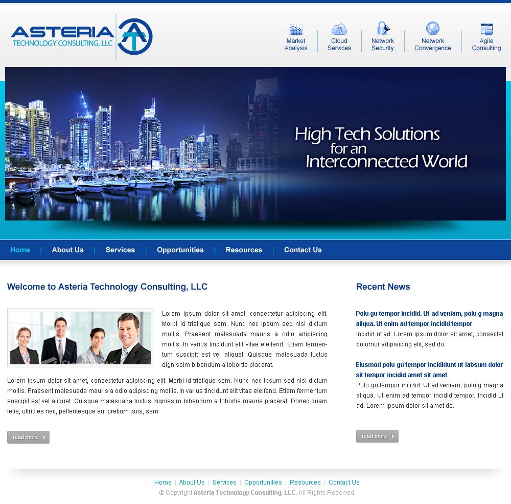 Design & Development of a Responsive Website in Joomla