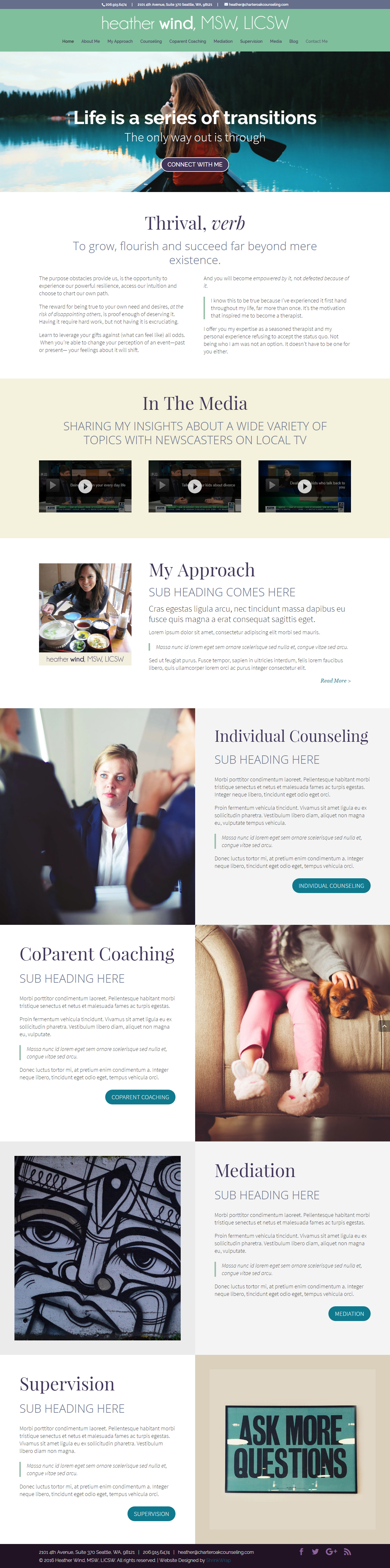 Design & Development of a Responsive Website in WordPress