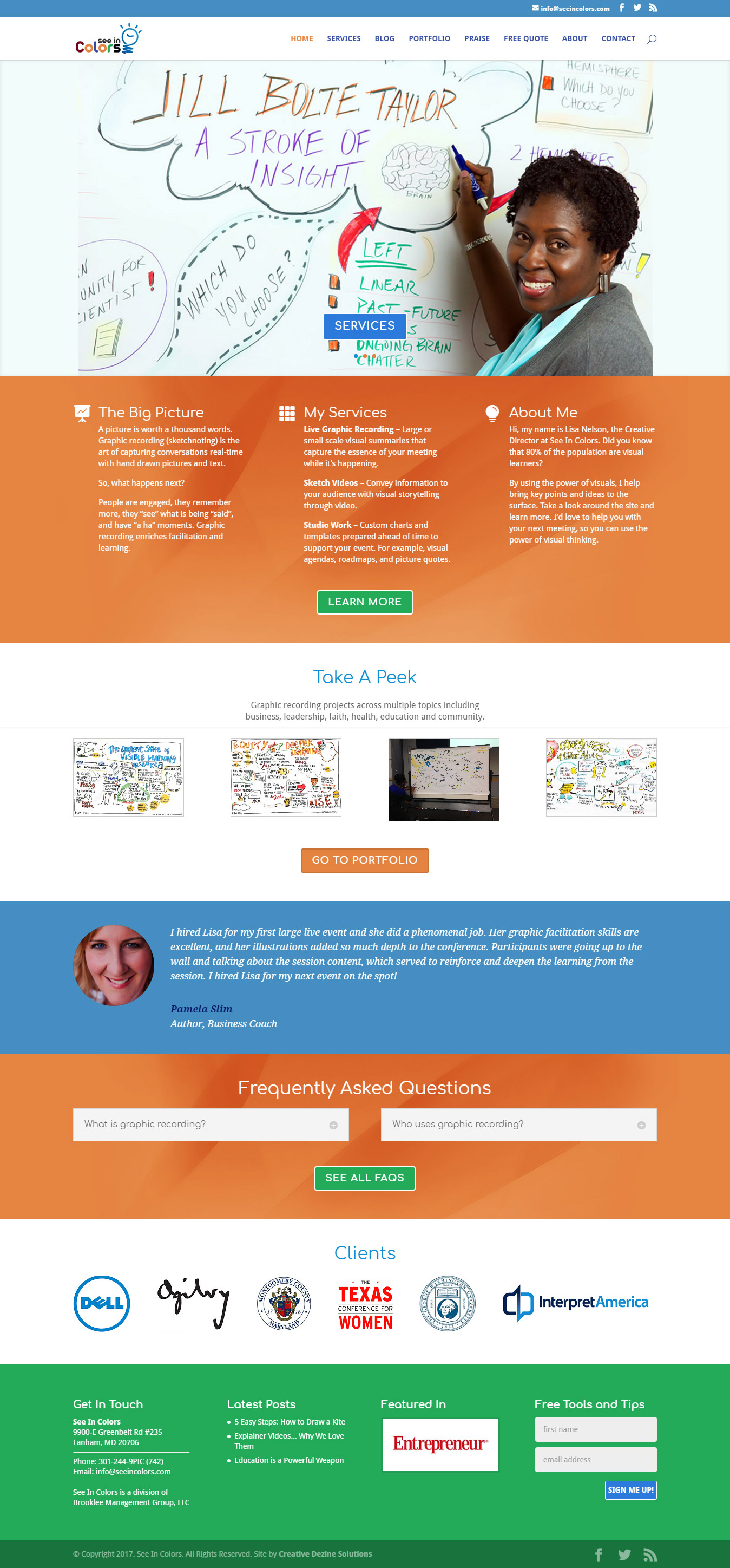 Branded Design & Development of a Responsive Website in WordPress