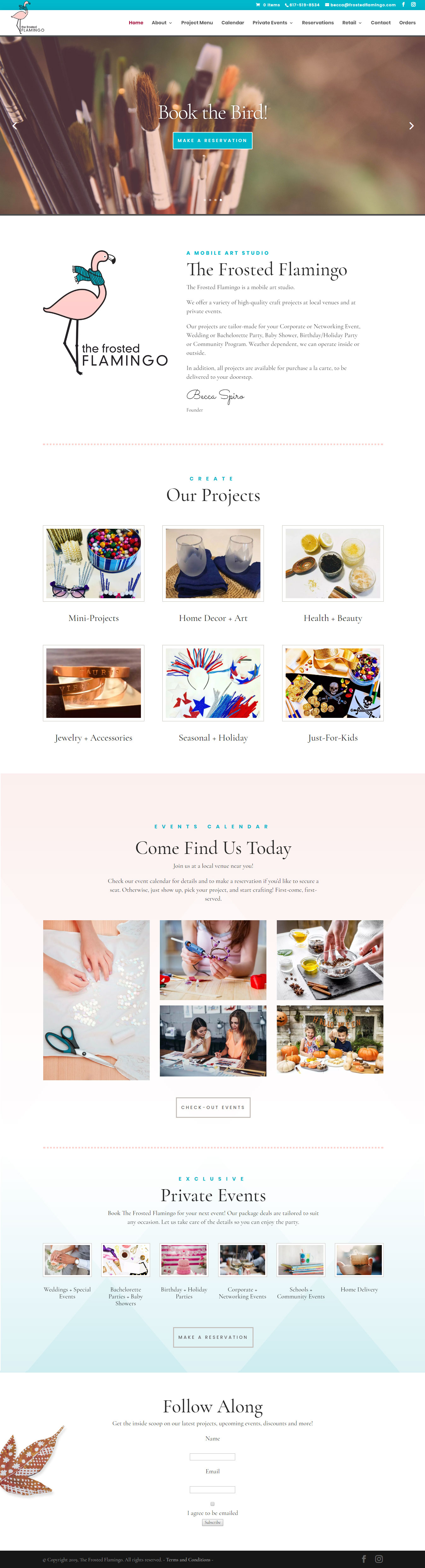 Website for a Mobile Art Studio in Colorado