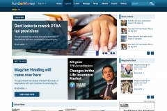 UI Design of a Website Focusing on Finance Magazines