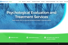 Website for a Clinical Psychologist