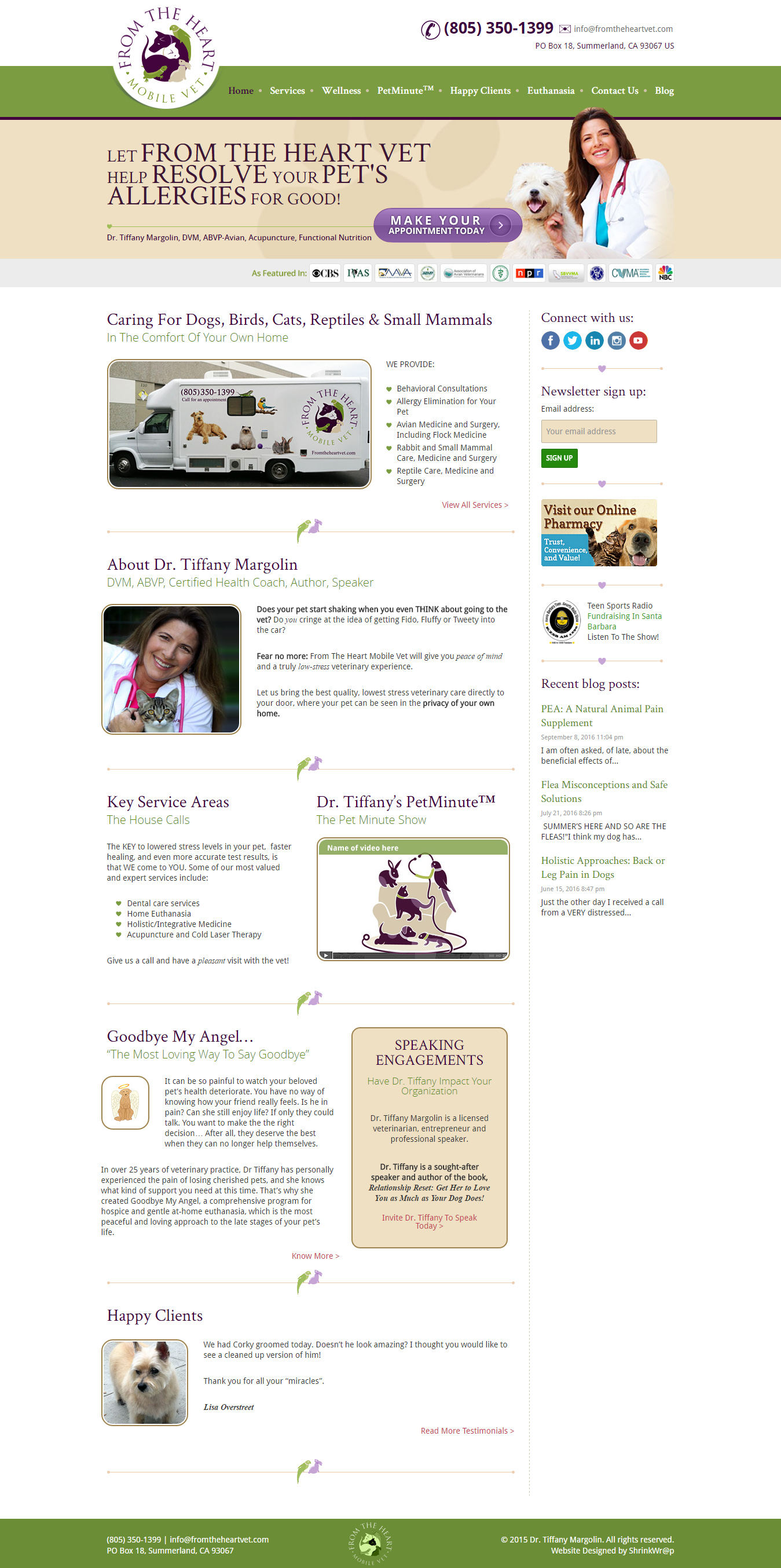 Branded Design & Development of a Responsive Website in WordPress