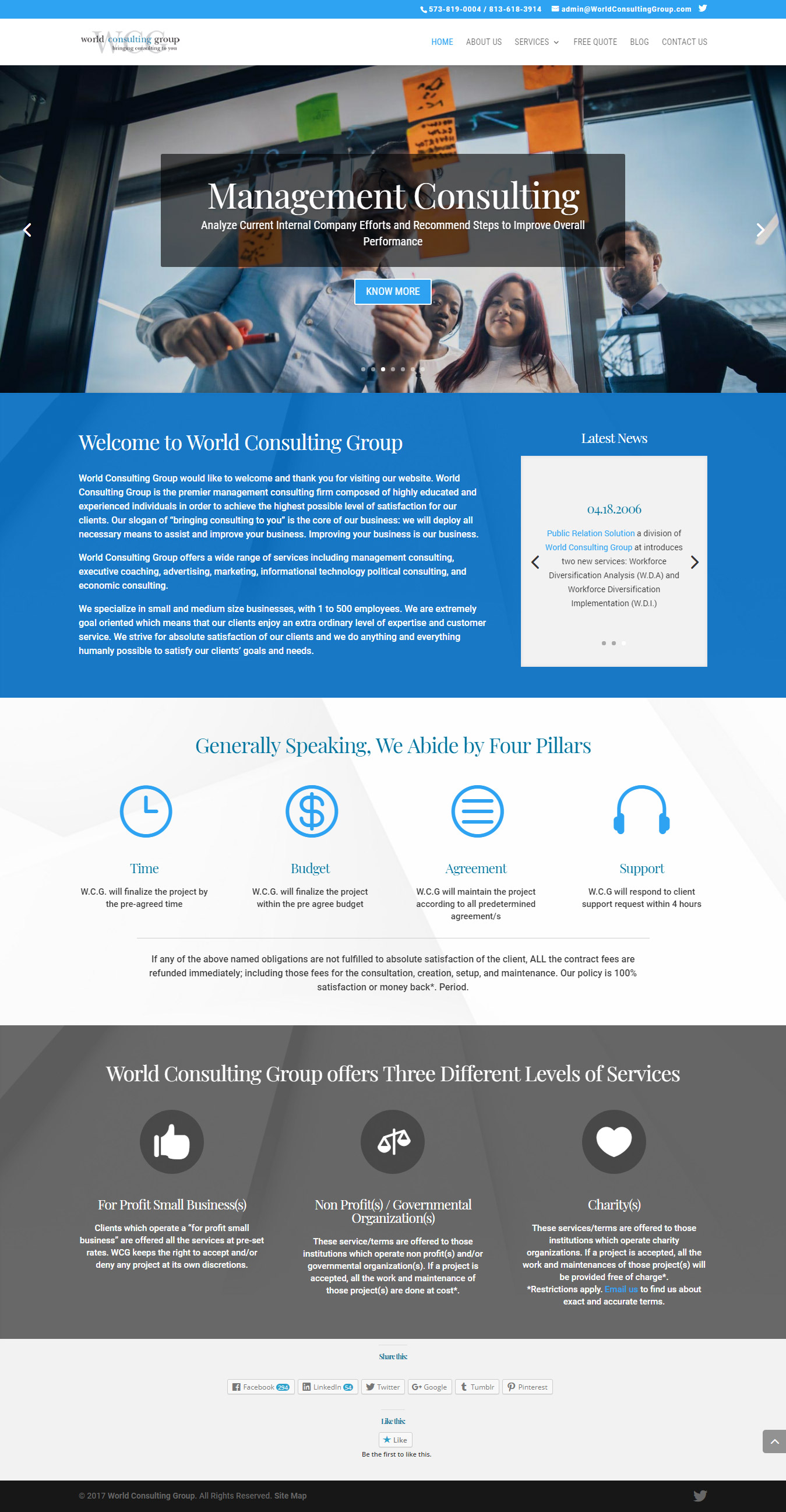 Re-Design & Development of a Responsive Website in WordPress