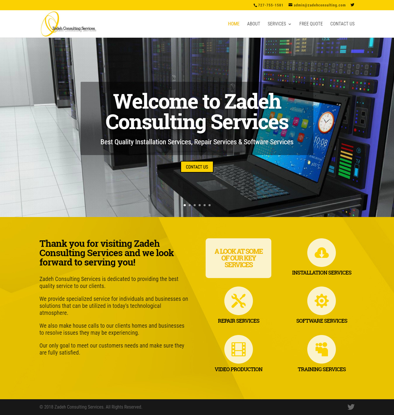 Design & Development of a Responsive Website in WordPress